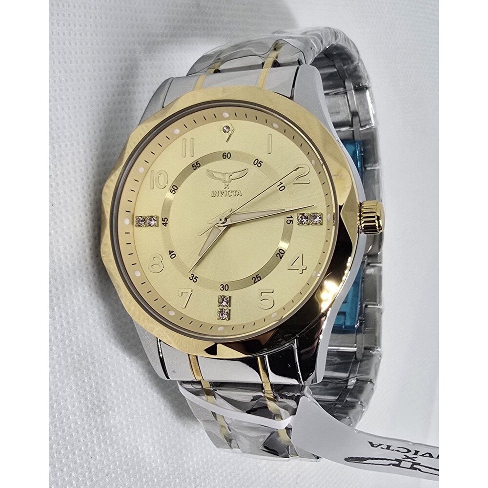 Invicta Specialty by Invicta Men's Watch 41mm Two Tone Gold Steel 69022 New - Picture 5 of 8